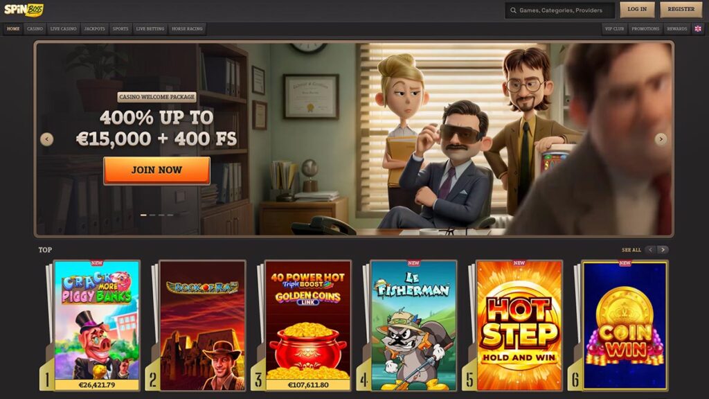 beste online casino zonder cruks spinboss casino review
