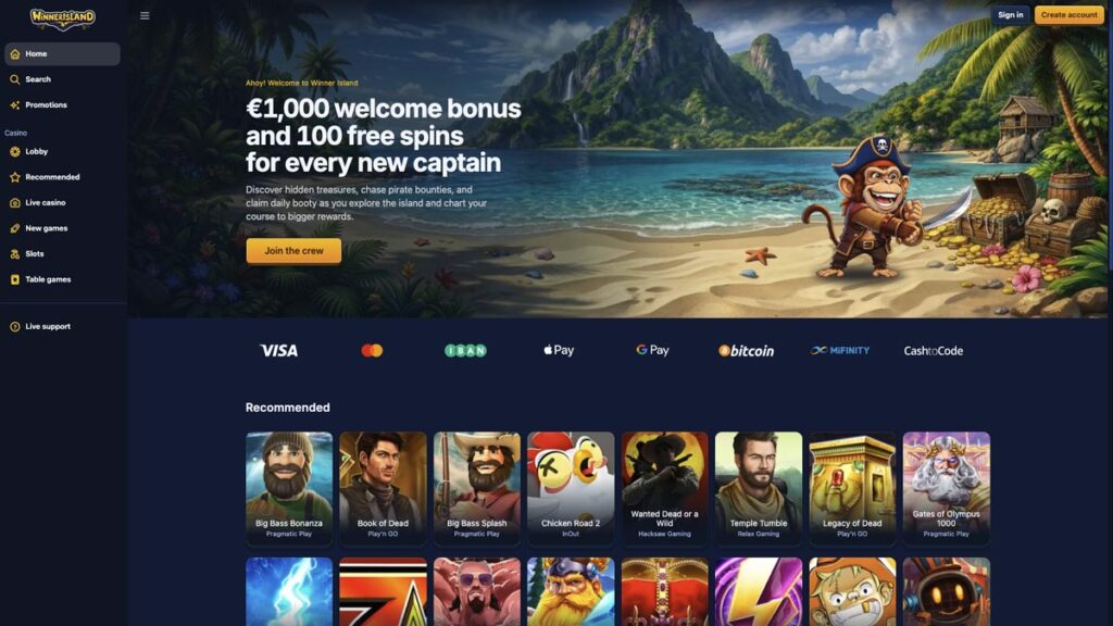 no cruks casino winner island review nederlands